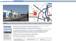 Desktop Screenshot of gewerbepark-sachsstrasse.de